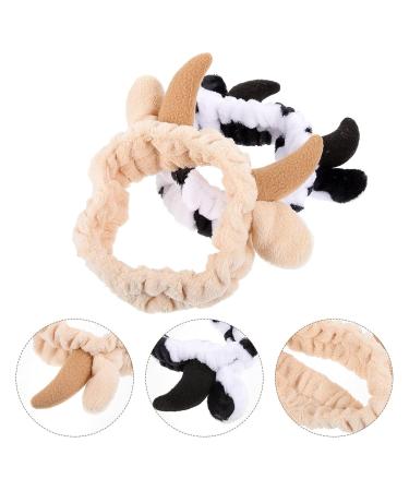 FRCOLOR 2 Pcs Milk Cow Animal Ear Spa Headband for Makeup & Skincare - Buy Online on GoSupps.com