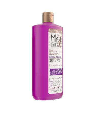 Maui Moisture Heal & Hydrate Shea Butter Shampoo - Revive Dry Damaged Curly Hair with Coconut & Macadamia Oil - Vegan Sulfate-Free - 25.4 fl. oz - Buy Online on GoSupps.com