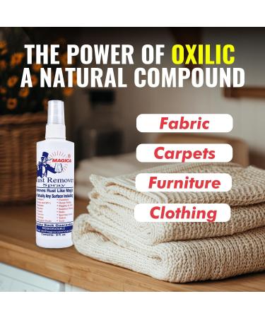 Magica Rust Remover Spray 8oz Non-Toxic Professional-Grade Multi-Surface Solution for Quick Rust Removal - Buy Online on GoSupps.com
