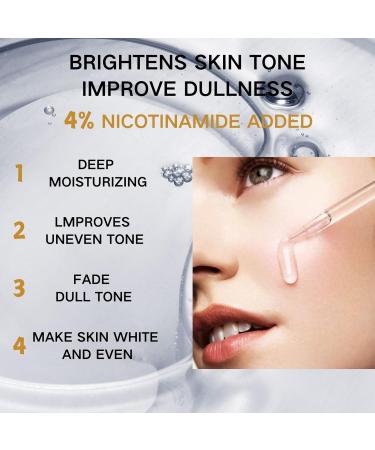 Dark Spot Correcting Glow Serum - Niacinamide Serum - Hydrating Face Serum for Women - Dark Spot Remover for Face - Hyaluronic Acid Serum - Improving Skincare - Hydrating Anti-Aging Facial Essence - Buy Online on GoSupps.com