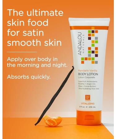 Andalou Naturals Body Lotion Mandarin Vanilla Vitalizing 8 Fluid Ounce by Andalou Naturals - Buy Online on GoSupps.com