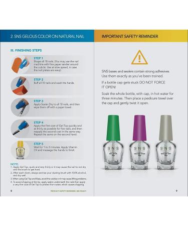 SNS Dipping Powder Gel Top & Gelous Base Combo Set - 0.5oz (Pack of 2) - Buy Online on GoSupps.com