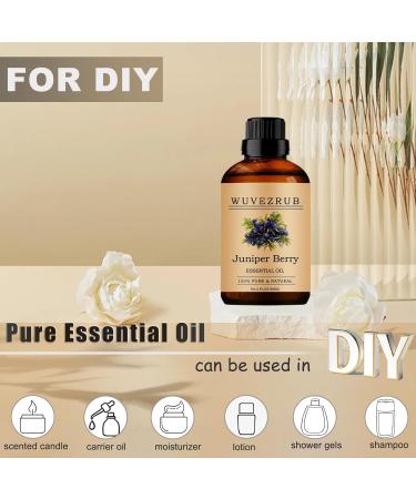 Juniper Berry Essential Oil 60ML 100% Pure and Natural for Aromatherapy Diffuser - 2 Fl Oz - Buy Online on GoSupps.com