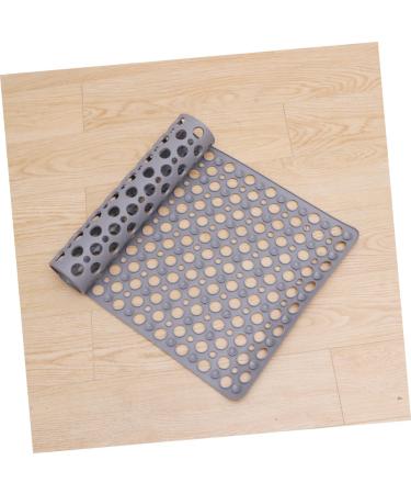 Alipis 1pc Bath Mats for Tub Floor+mats+for+Home Suction Bathroom Mat Bathtub Mat Carpet Sucker Square Grey 75*43cm - Buy Online on GoSupps.com