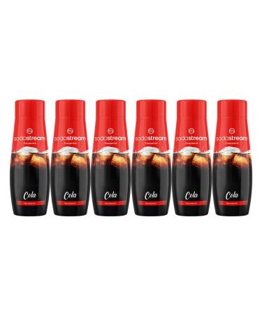 SodaStream Cola Concentrate for Sparkling Water and Soda Machine | Prepare up to 9 Litres of Cola in Seconds, 440ml (Pack of 6)