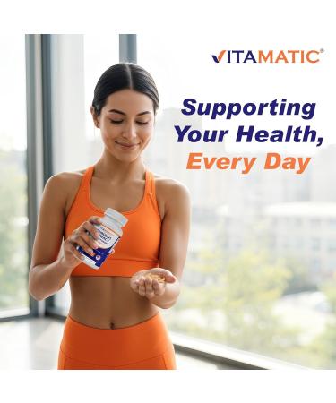 Vitamatic Tribulus Terrestris for Men - 2000 mg per Serving - 95% Saponins - 180 Vegetable Capsules - Made in The USA - Gluten Free & Non-GMO - Buy Online on GoSupps.com