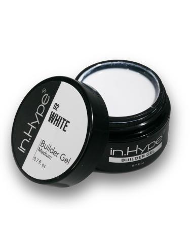 IN.HYPE Camouflage Builder Gel for Nail Extension/Strengthening (Extra White)