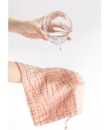 Konssy 6 Pack Baby Muslin Washcloths - 100% Cotton, Soft & Comfy for Newborns, Infants, Boys & Girls - Light Color - 11x11 - Set of 6 - Buy Online on GoSupps.com