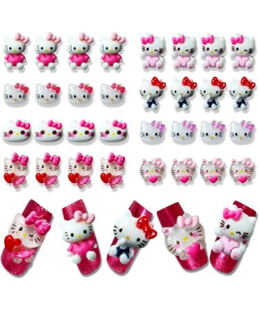 32pcs Cartoon Nail Charms - 3D Metal Decorations for Nail Art, Scrapbooking, and DIY Crafts - Buy Online on GoSupps.com