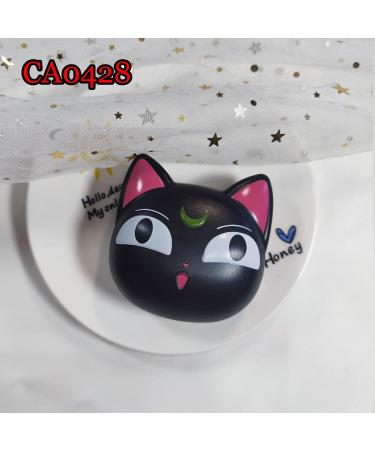 VIUJUH Anime Cute Cat Contact Lens Case Set - Travel Box with Mirror Bottle & Tweezers - Stylish Black Container for Lens Care - Buy Online on GoSupps.com