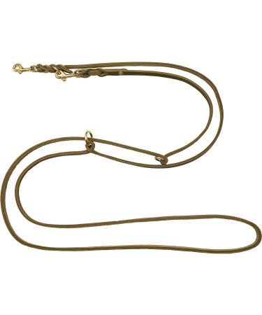 Buy Adjustable Olive Green Dog Leash - 2.80m x 8mm for Small & Large Dogs | Durable Double Linen Design - Buy Online on GoSupps.com