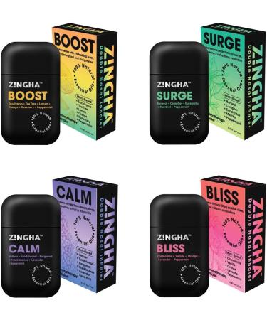 Double Holes Aromatherapy Stick - Essential Oil Nasal Inhaler for Tension Relief & Focus Boost | Minty Essence Oil Mix 4pk - Shop Internationally - Buy Online on GoSupps.com