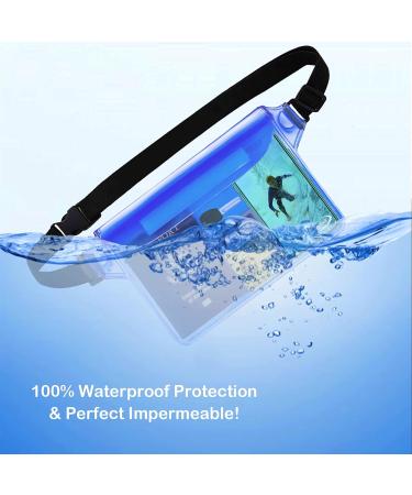 Waterproof Waist Pouch (2 Pack) | Keep Your Phone and Valuables Safe and Dry | Ideal for Boating, Swimming, Snorkeling | AiRunTech - Buy Online on GoSupps.com