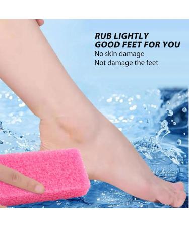 Skin Polishing Stone 6pcs PU Foam Pumice Stone Removing Hard Skin Callus Exfoliation Pedicure Scrubber Pumice Stone for Professional Salon Home Pedicure Smooths Skin Elbows Knees - Buy Online on GoSupps.com