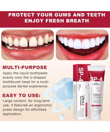  Opilroyn Toothpaste For Sensitive Teeth - Deep Cleaning Toothpaste Anti-Tartar Toothpaste 120G Toothpaste For Teeth Cleaning Odor Remover Toothpaste To Strengthen Teeth - Buy Online on GoSupps.com