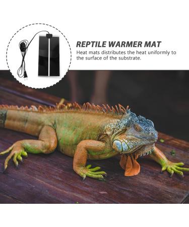 Reptile Heating Pad Adjustable Under Tank Heater Reptile Tank Warmer Mat for Turtle Lizard with US Plug 7W - Buy Online on GoSupps.com