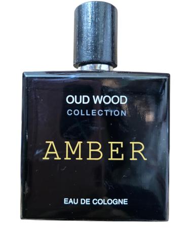 Oud Wood Collection Amber Eau de Cologne For Men 3.4 Fl Oz / 100 ML Unboxed
