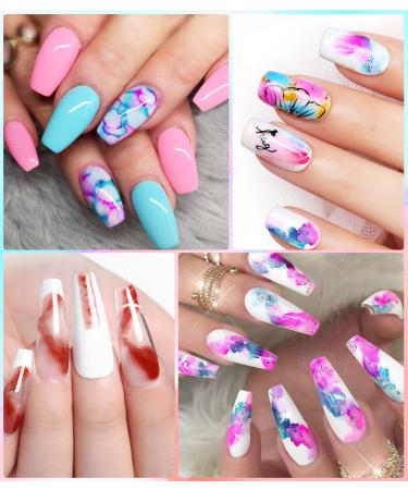Dijit Water Droplet Gel Nail Polish - Clear Nail Blooming Drawing Gel for Nail Art Design - Buy Online on GoSupps.com