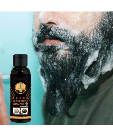Black Hair Shampoo Beard Care Multiflorum Organic Natural Fast Hair Dye Plant Essence Black Hair Color Dye Shampoo for Men Pologmase - Buy Online on GoSupps.com