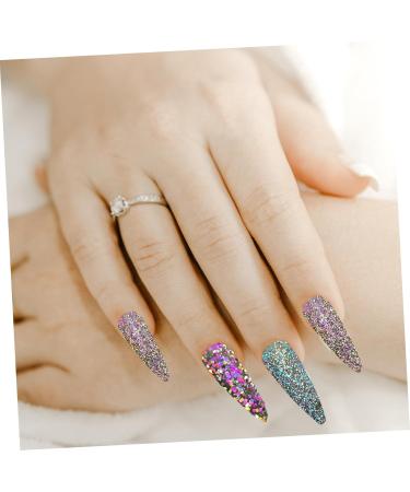  MUCKLILY Nail Art Glitter Sequins 6 Colors Nails Glitter Flakes Nail Art Supplies Shiny Acrylic Nails Powder Confetti Nail Sparkle Glitter For Nails Decoration Manicure - Buy Online on GoSupps.com