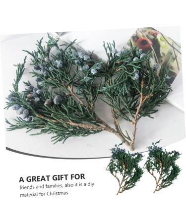 ABOOFAN 2 Pcs Pine Branch DIY Material Floral Boxes Wedding Decoration Christmas Pine Branches Household - Buy Online on GoSupps.com