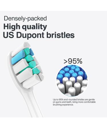 Replacement Toothbrush Heads for Philips Sonicare C2 C1 4100 C3 6 Pack Compatible Electric Brush Heads (2 White + 4 Black - Buy Online on GoSupps.com
