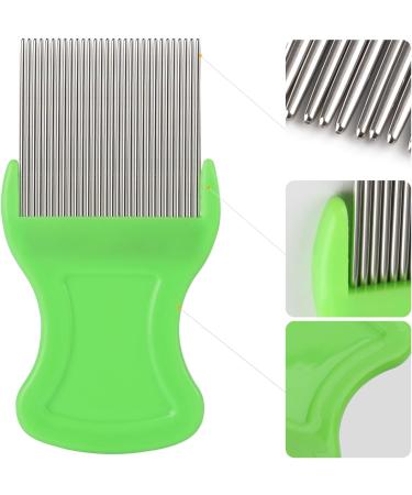 MWOOT 6-Piece Stainless Steel Pet Hair Nit Lice Combs Set for Dandruff Flakes Removal - Buy Online on GoSupps.com