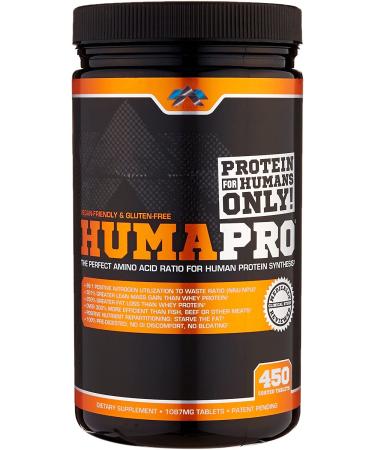 ALR Industries Humapro | Whole Food Protein Equivalent  Protein Matrix Formulated for Humans  Essential Amino Acids  Easy Digestion  Lean Muscle Gain | 450 Tablets/ 90 Serving Tablets 450 Count (Pack of 1)