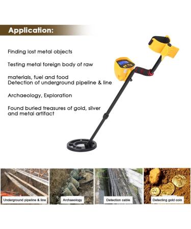QISUO High Sensitivity High Sensitivity High Performance Metal Detector MD3010II Underground Metal Detector Gold Digger Treasure Hunter Metal Finder Treasures Seeking Tool - Buy Online on GoSupps.com