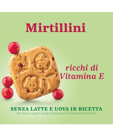 Italian Gourmet E.R. Mulino Bianco Mirtillini red blueberries and chia seeds rich in vitamin E no milk or eggs in the recipe 270g pack + 400g gourmet Italian polpa - Buy Online on GoSupps.com