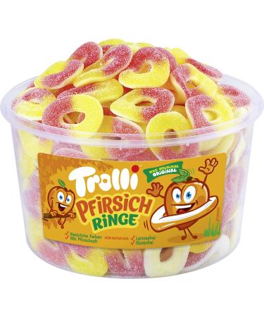 Trolli Trolli Pack of 150 Sour Fishing Rings in Foam Rubber 1200g