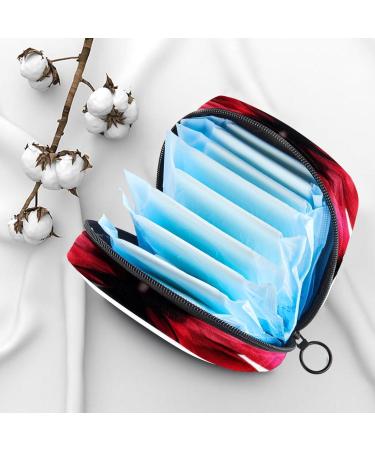Stylish Period Bag Sanitary Napkin & Tampon Storage Holder Compact 4.7x6.6x6.6 in Ideal for Wallet | International Shipping Available - Buy Online on GoSupps.com