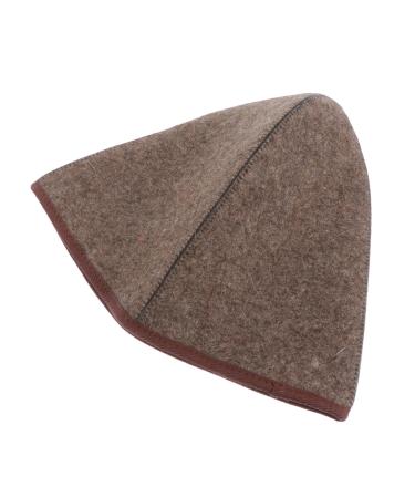 Ganazono Filz Saunahut Hair-Slhate Hats men's suit Satin sleep hat shower hat Nachtd tze Spa sets for women wool felt gray portable sauna reusable sauna