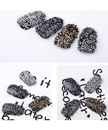 Nail Art Rhinestones Easy To Operate Multiple Colour Glitter Nail Rhinestones DIY Decorate for Nail Art - Buy Online on GoSupps.com