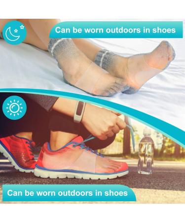 Haofy Gel Arch Support Sleeves - 2 Pairs for Plantar Fasciitis Relief | High & Low Arch Support Gel Pads for Foot Pain - Buy Online on GoSupps.com