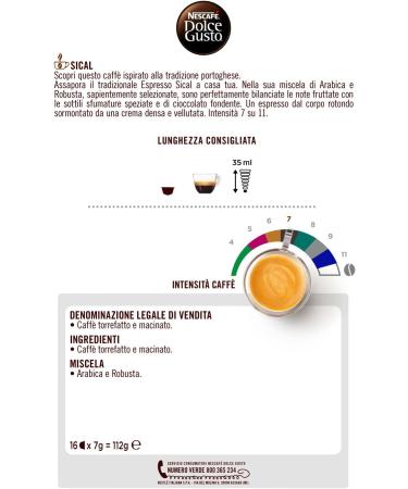 Nescafe Capsules Sical Coffee Dolce Gusto - Buy Online on GoSupps.com