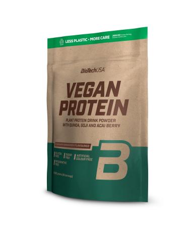 Biotechusa vegan protein |Shake on rice and pea base with superfoods and amino acids |Sugar lactose and gluten-free 2 kg chocolate-cinnamon chocolate cinnamon 2 kg (1 Pack)