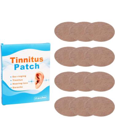 Tinnitus Relief Patch - 12 Pcs Multi Layer Design for Ear Pain - Safe & Easy to Use - Buy Online on GoSupps.com