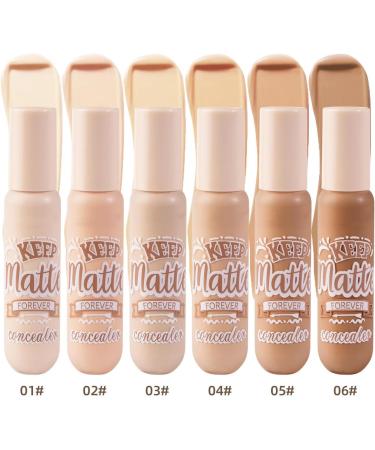 Light & Coverage Concealer 6 Shades Liquid Foundation Concealer For Dark Eyes Long Lasting Color Corrector Foundation Covering Blemishes 10ml (Gold) - Buy Online on GoSupps.com