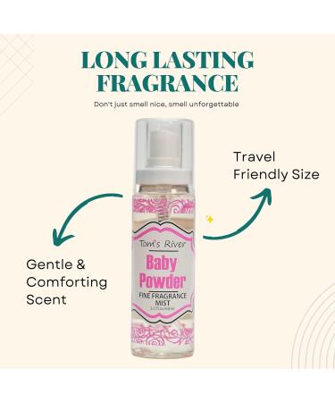 Infinix Baby Powder Scent Fragrance Mist for Women and Men - 2 oz Clear Fresh 2 Fl Oz (Pack of 1) - Buy Online on GoSupps.com