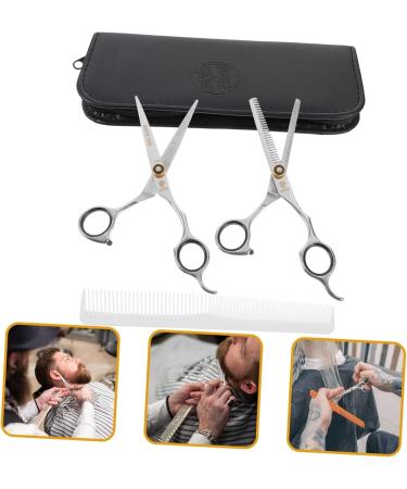 DOITOOL 1 Set Hairdressing Scissor Barber Scissor Professional Clippers for Barbers Handle Router Template Stainless Steel Teeth Cosmetic Hairdressing Tool Pink - Buy Online on GoSupps.com