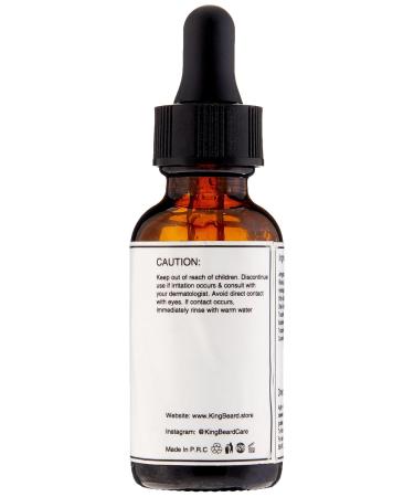 Beard Growth Oil - Argan Grapeseed & Jojoba Oils | 1oz for Thicker Fuller Beards | Fills Patchy Areas - Buy Online on GoSupps.com