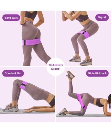 Knit Fitness Straps & Resistance Bands for Yoga Strength Training & Gymnastics - Green Purple Black Options Available | Worldwide Shipping - Buy Online on GoSupps.com