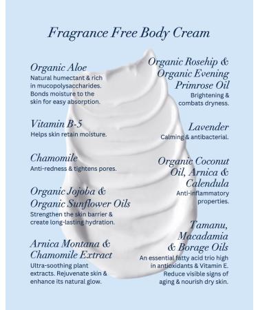 Hydrating Tin Body Cream - Nourishing & Rejuvenating for All Skin Types | Natural & Fragrance-Free | 4 oz Phthalates & Paraben Free - Buy Online on GoSupps.com