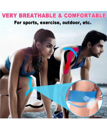 ATETEO Pink Kinesiology Tape - Small Size (5m x 2.5cm) - Buy Online on GoSupps.com