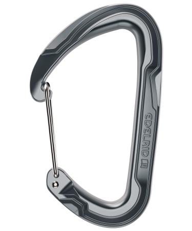 EDELRID Unisex Adult Pure Wire Iii Carabiner Standard slate