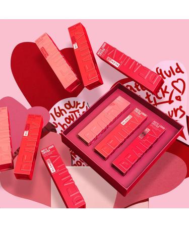6 Colors Matte Liquid Lipstick Set - Waterproof Long Lasting Highly Pigmented Velvet Smooth Nude Lip Gloss | Perfect Gift Kit for Women - Buy Online on GoSupps.com