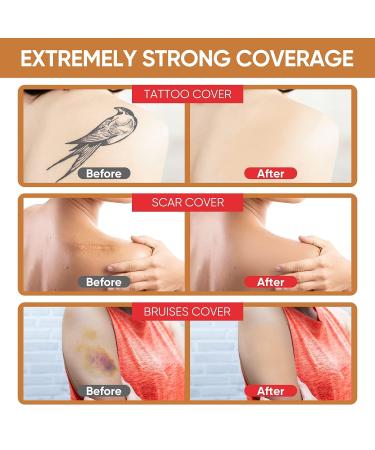 Invisible Waterproof Tattoo Cover Up Tape for Scars & Tattoos - 12Pcs - Buy Online on GoSupps.com
