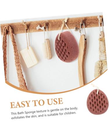 Ipetboom Coffee Bath Ball Foam Sponge Scrubber - Cute Body Wash Tools for Kids - Dacron Bath Sponges & Cleaning Brush - Buy Online on GoSupps.com