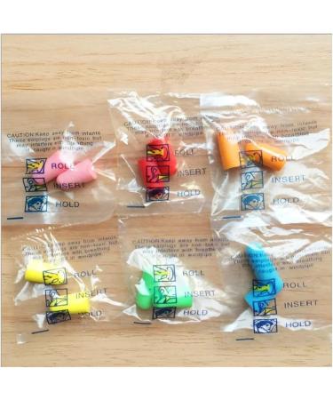 10 Pairs Soft Orange Foam Ear Plugs - Tapered Travel & Sleep Noise Reduction Earplugs (Pink) - International Shipping Available - Buy Online on GoSupps.com
